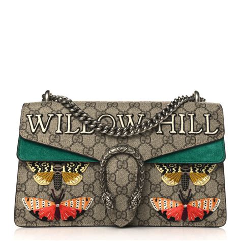 gucci willow hill|Gucci GG Supreme Willow Hill Dionysus Shoulder Bag .